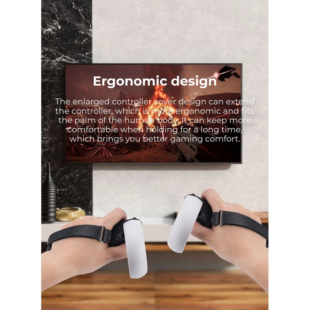 Elite Silicone Hand Grip Cover - Meta Quest 2 Black