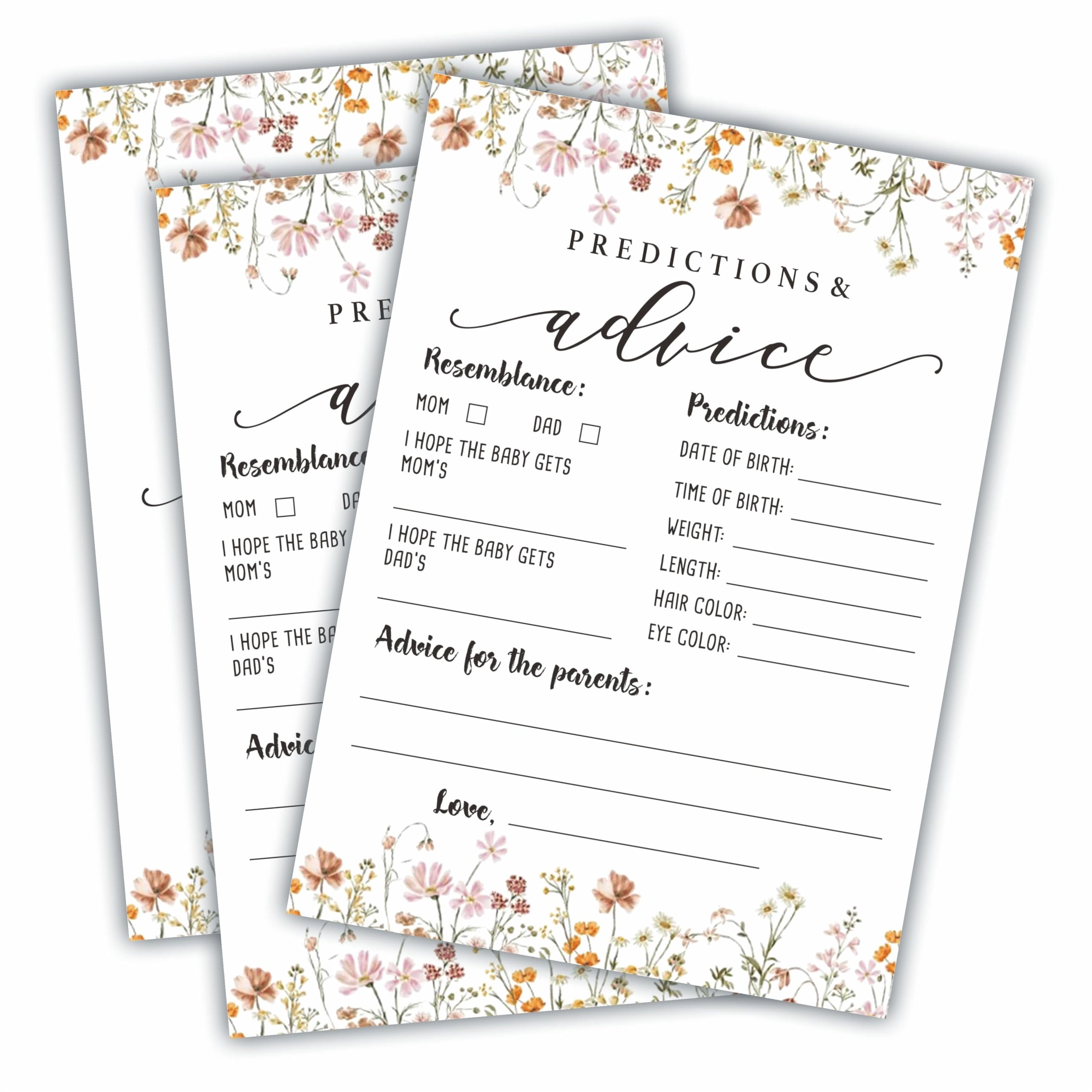 qyuvanbu Baby Shower Game Cards - 30 pieces