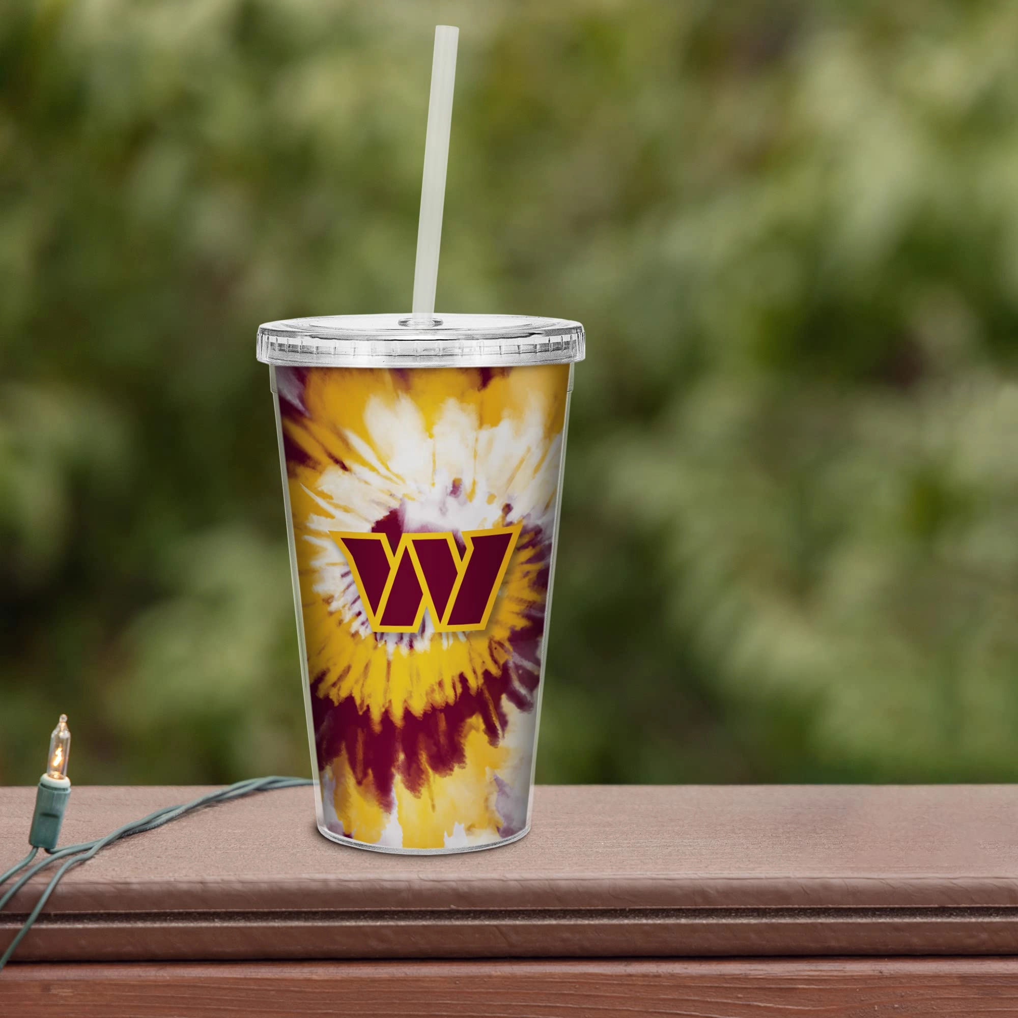 NFL Football Metallic Tie Dye Tumbler - 473ml