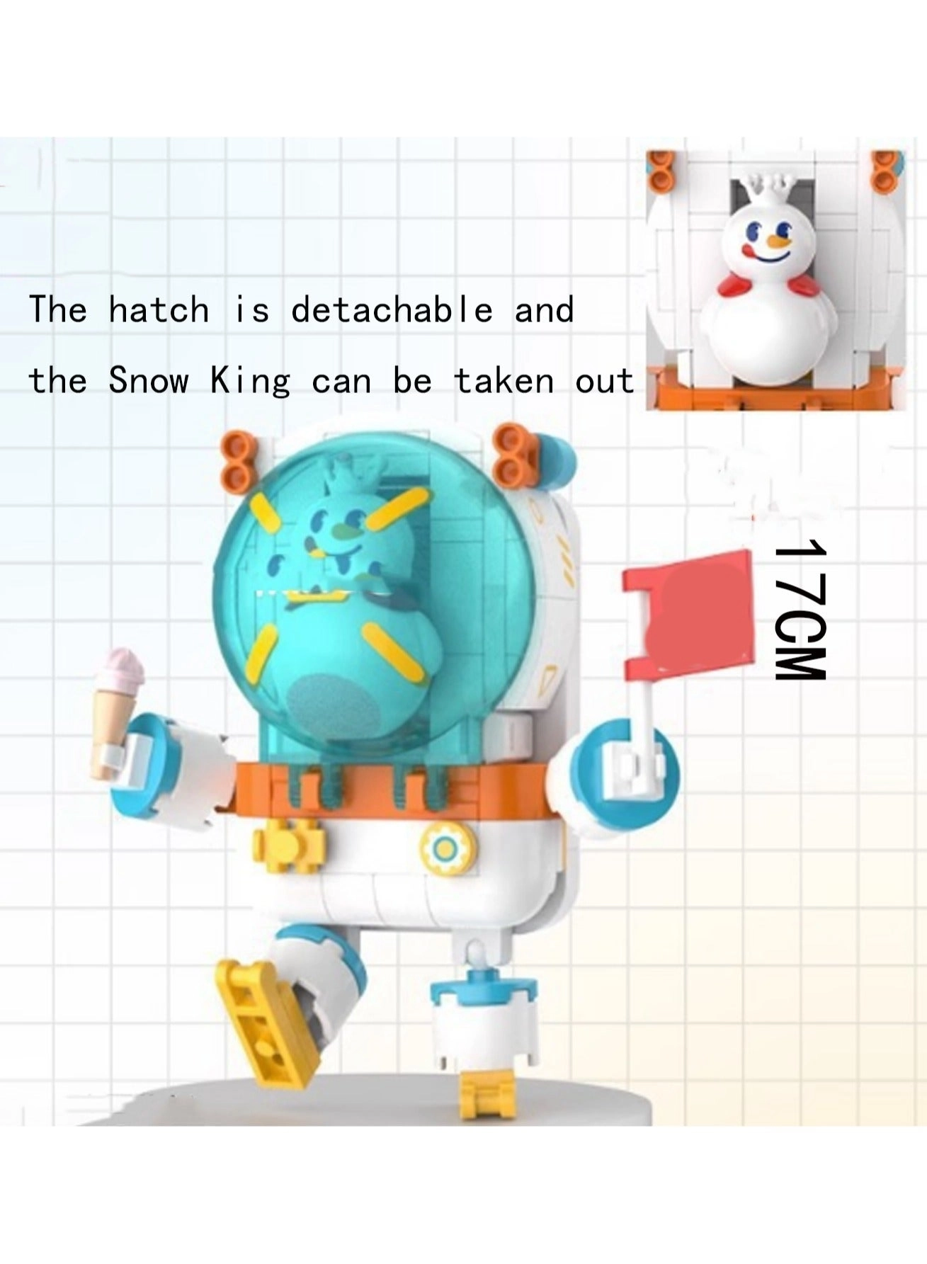 Astronaut Mini Building Blocks - Space Astronaut 378 pcs