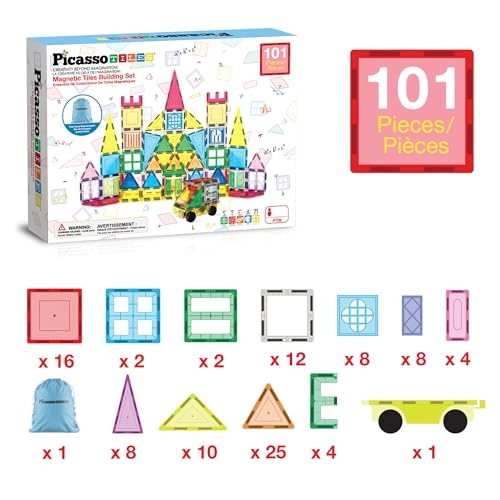 Magnetic 3D Blocks - Architecture 101 pcs