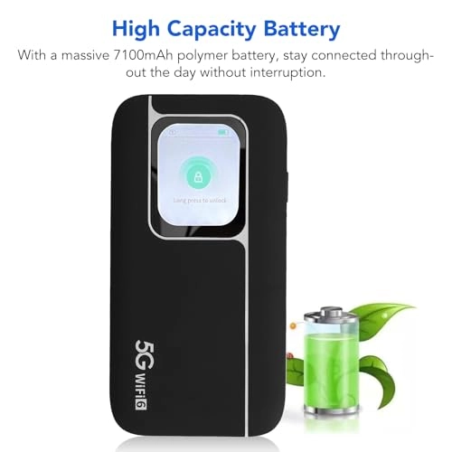 5G Mobile Wi Fi Hotspot - 5G WiFi6 2.77Gbps