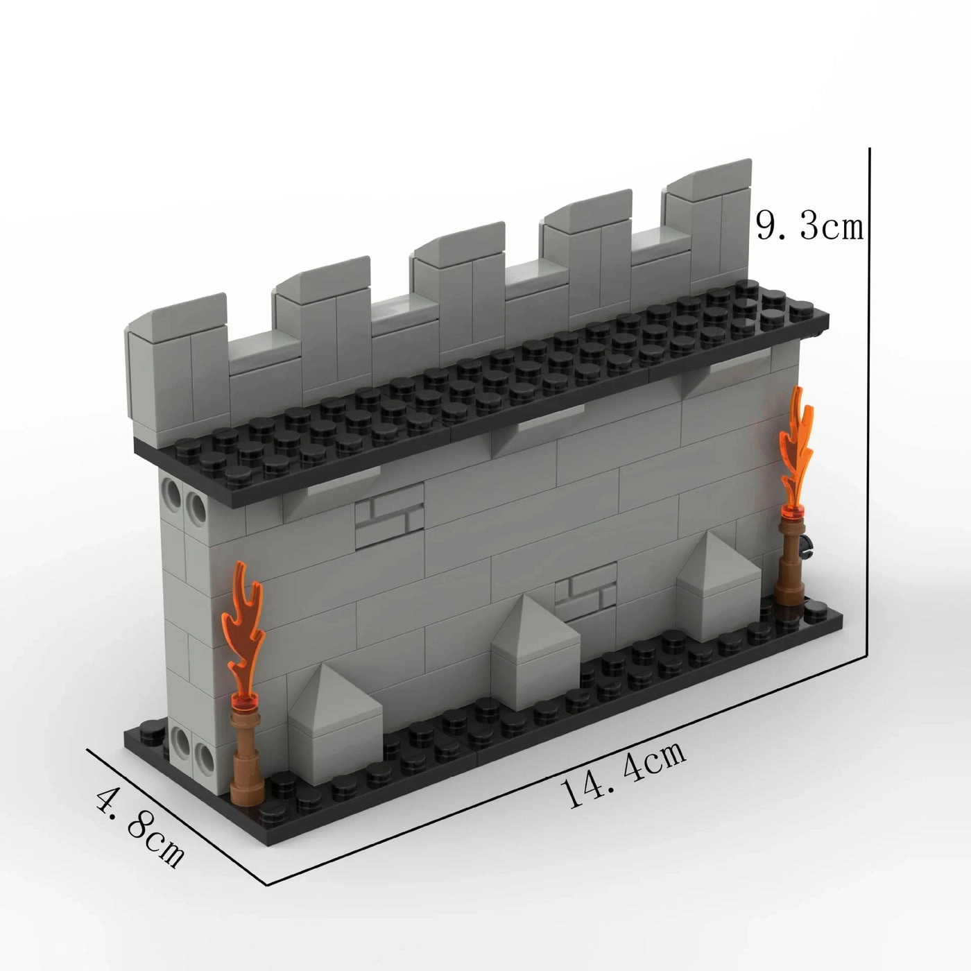 Ancient City Wall Scene