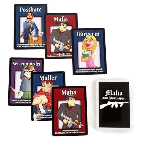 Mafia - 38 Role Cards German 15+