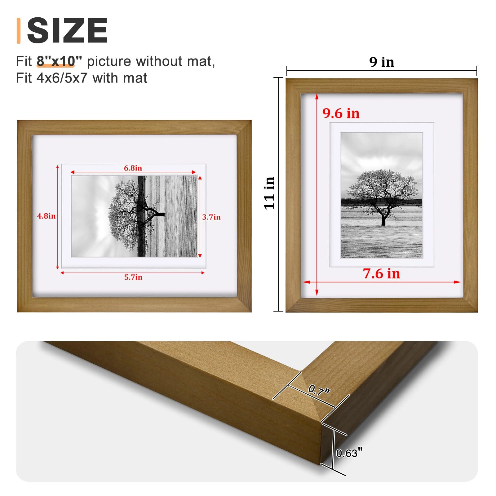 8x10 Picture Frames - 8x10 4