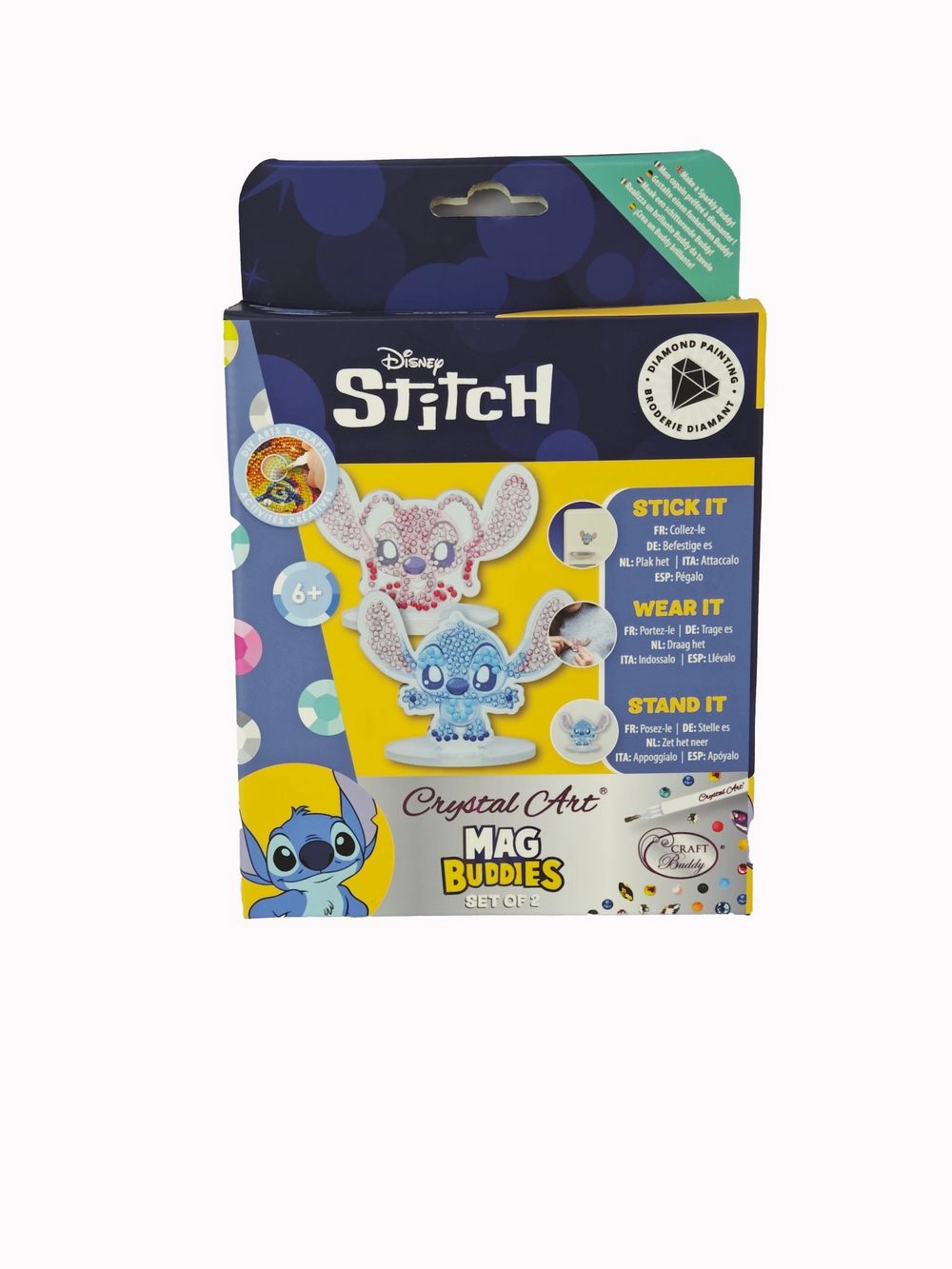 Crystal Art Mirror Magbuddies - Set Of 2