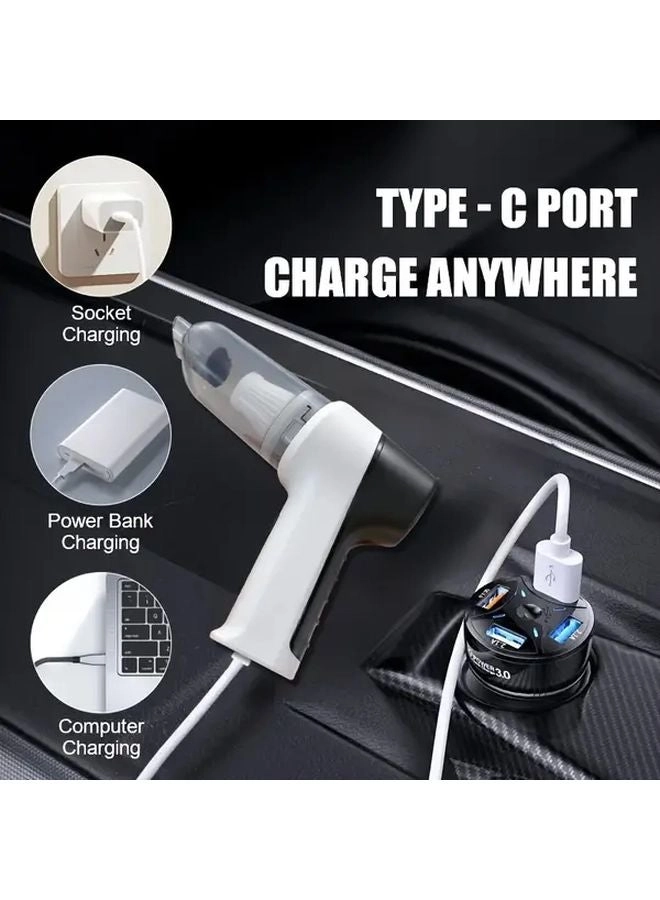 4-in-1 Wireless Handheld Vacuum Cleaner - 2000mAh