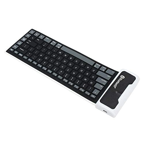 Foldable Waterproof Universal Portable Bluetooth Wireless Soft Silicone Keyboard - EN Wireless