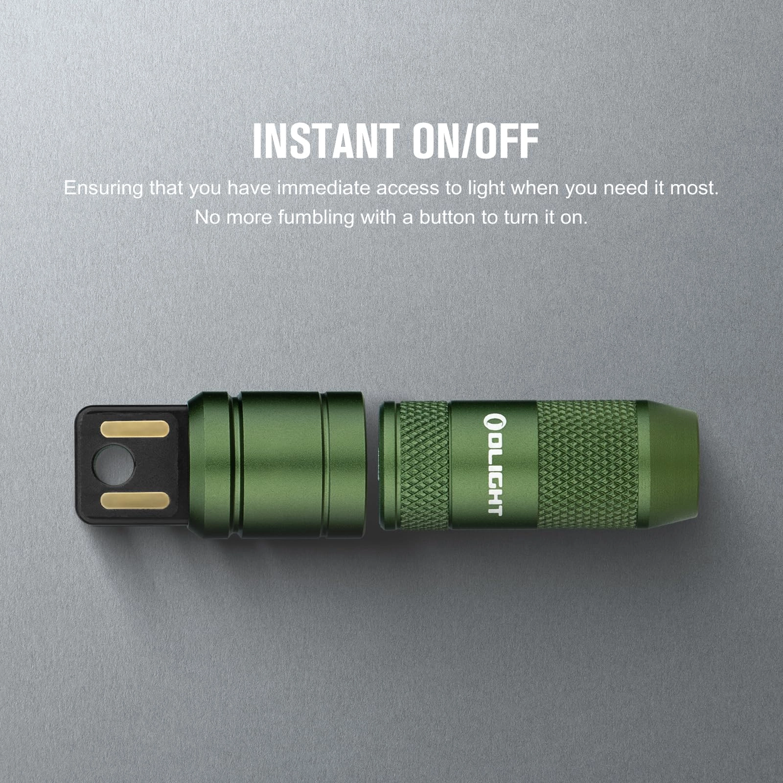 IMINI 2 Keychain Flashlight Rechargeable (50lm)