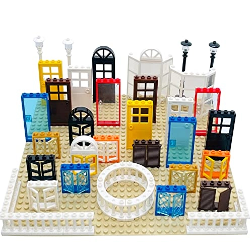 Windows Doors Fences Building Block Parts - 90 pcs