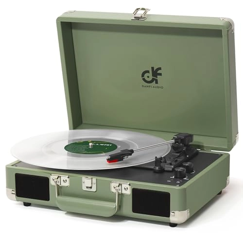 Vintage Record Player - 3-Speed Belt-Drive Bluetooth