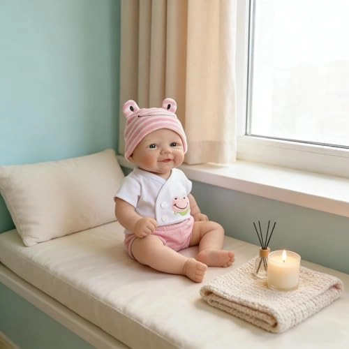 Reborn Baby Doll - 12 inch Full Silicone Girl Ages 3+