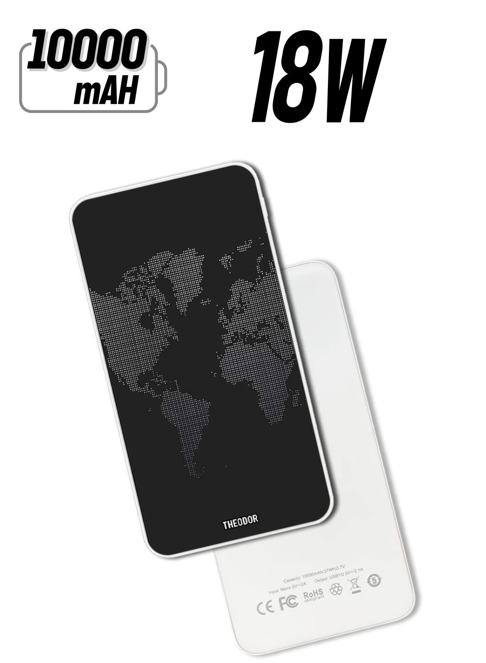 Theodor EX_PPBA328 - 10000 Watt-hour 18W PD