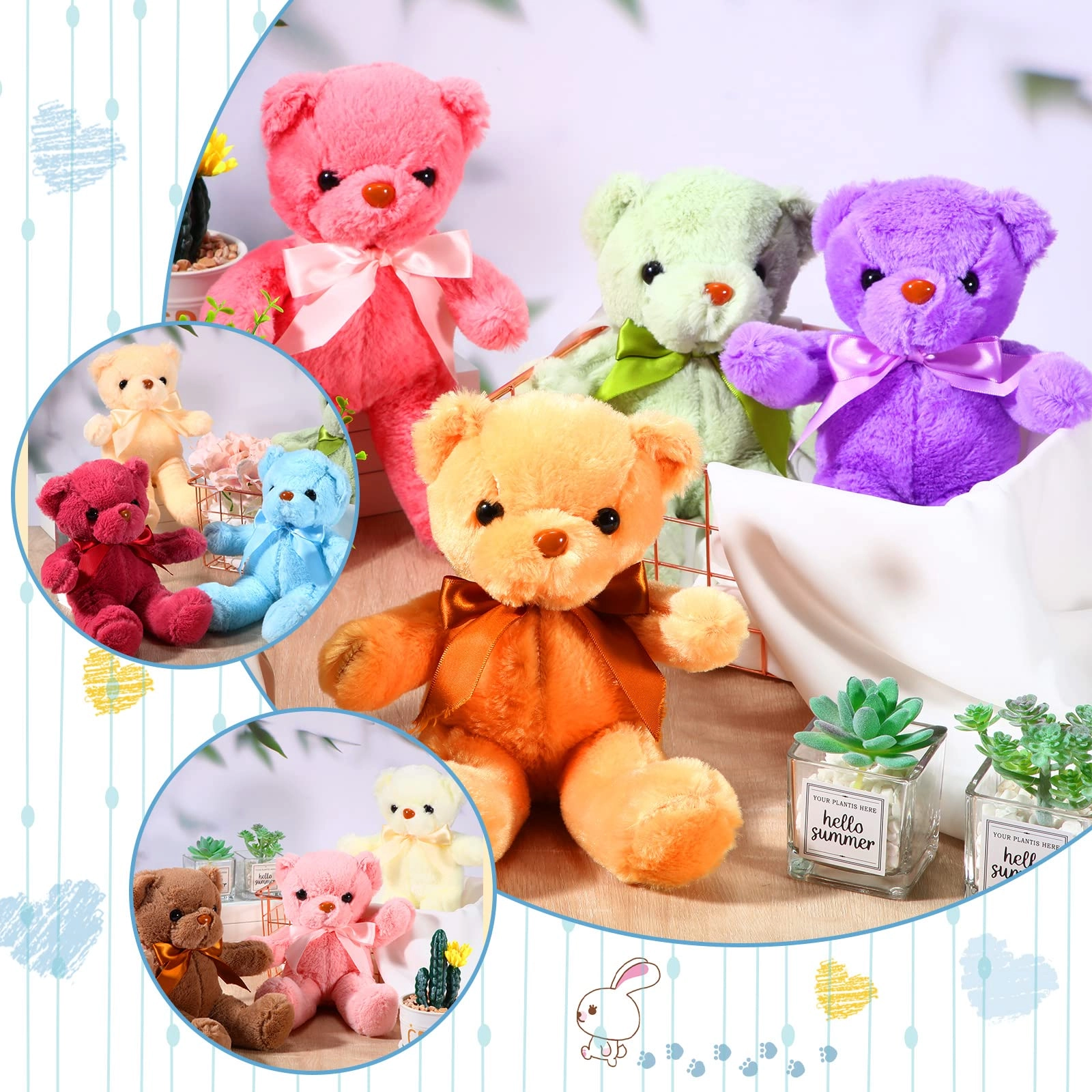 Teddy Bears - 10 Pcs 12 Inch