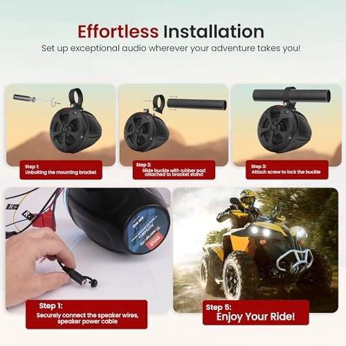 Marine Speaker System - 4" 800W