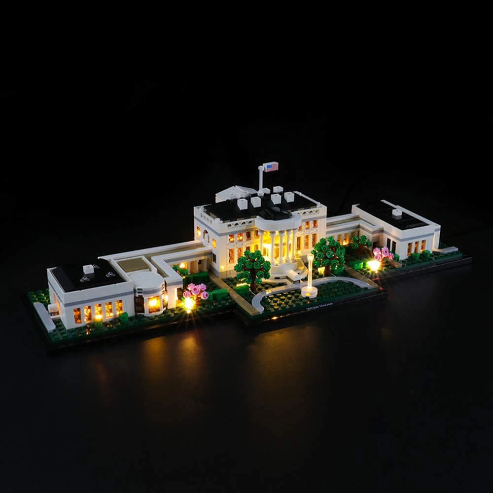 T-Club LED Light Kit for LEGO Architecture The White House 21054 - Plastic 5V