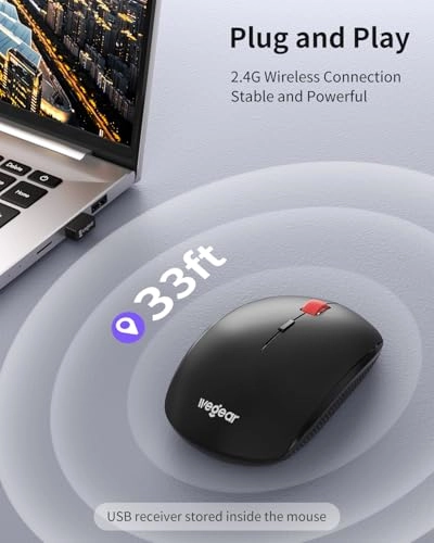 MW17 Slim Mini Cordless Mouse - USB