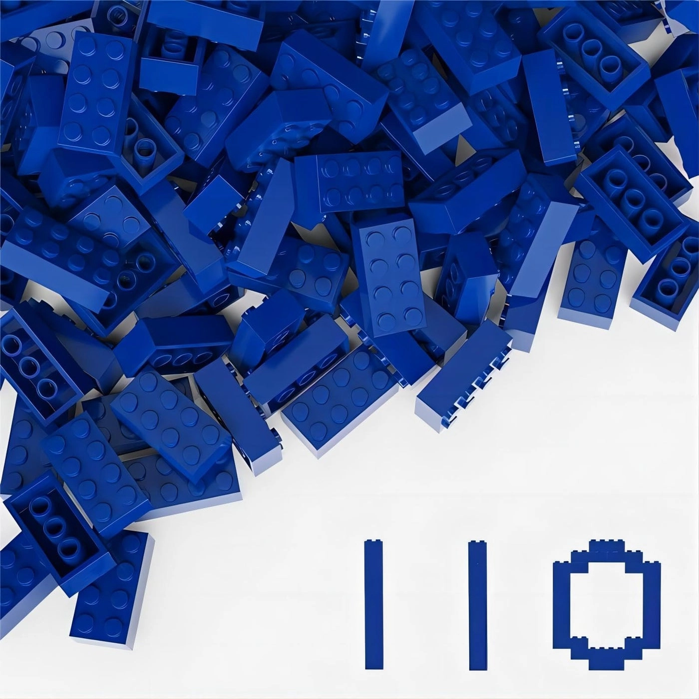 Classic Building Bricks - 110 pcs