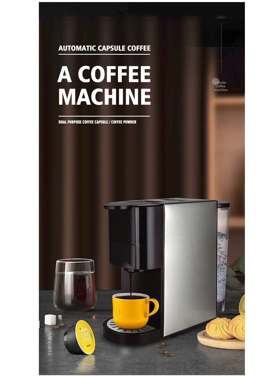 Portable Capsule Maker - 3-in-1 (Capsules, Ground Coffee & Pods)