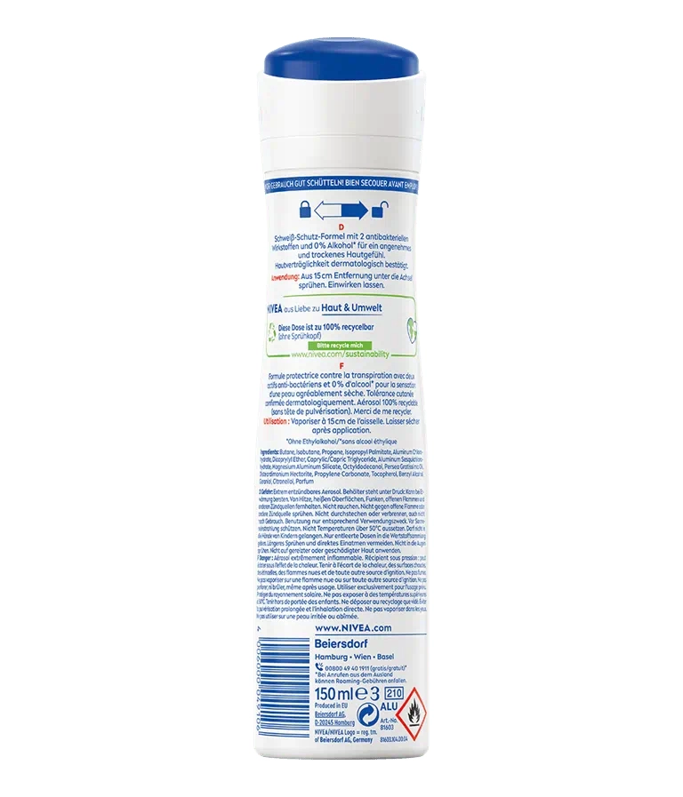 Dry Comfort - 150ml Deodorant Spray