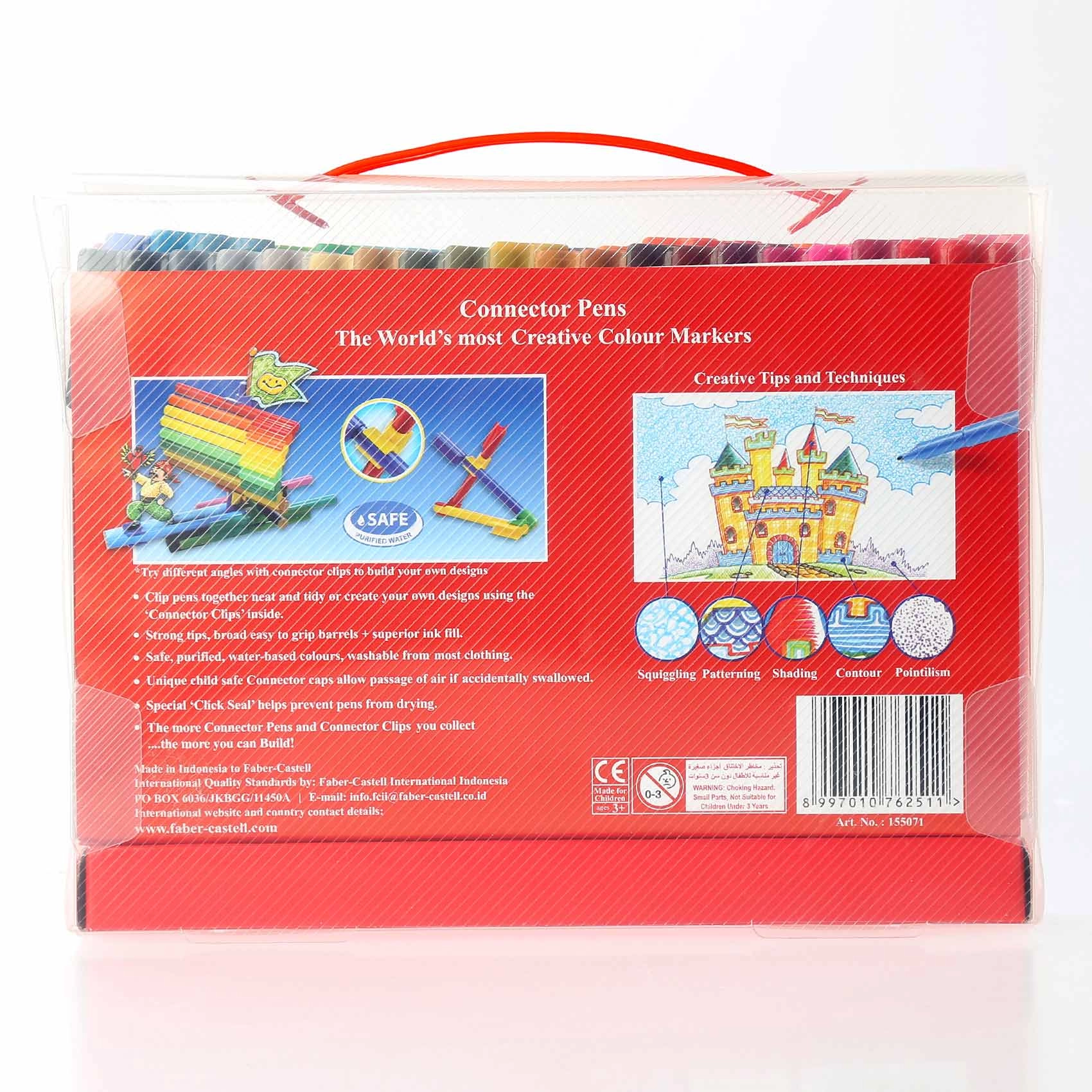 Connector Coloring Pens - 60-piece 60 Colours medium-point