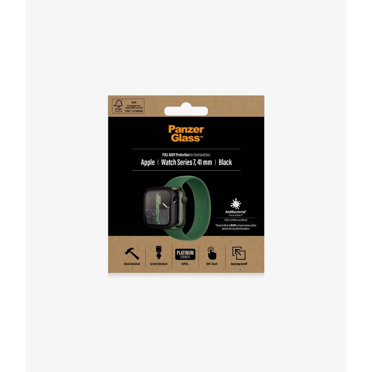 Glass Screen Protector for Apple Watch Series 7 41mm