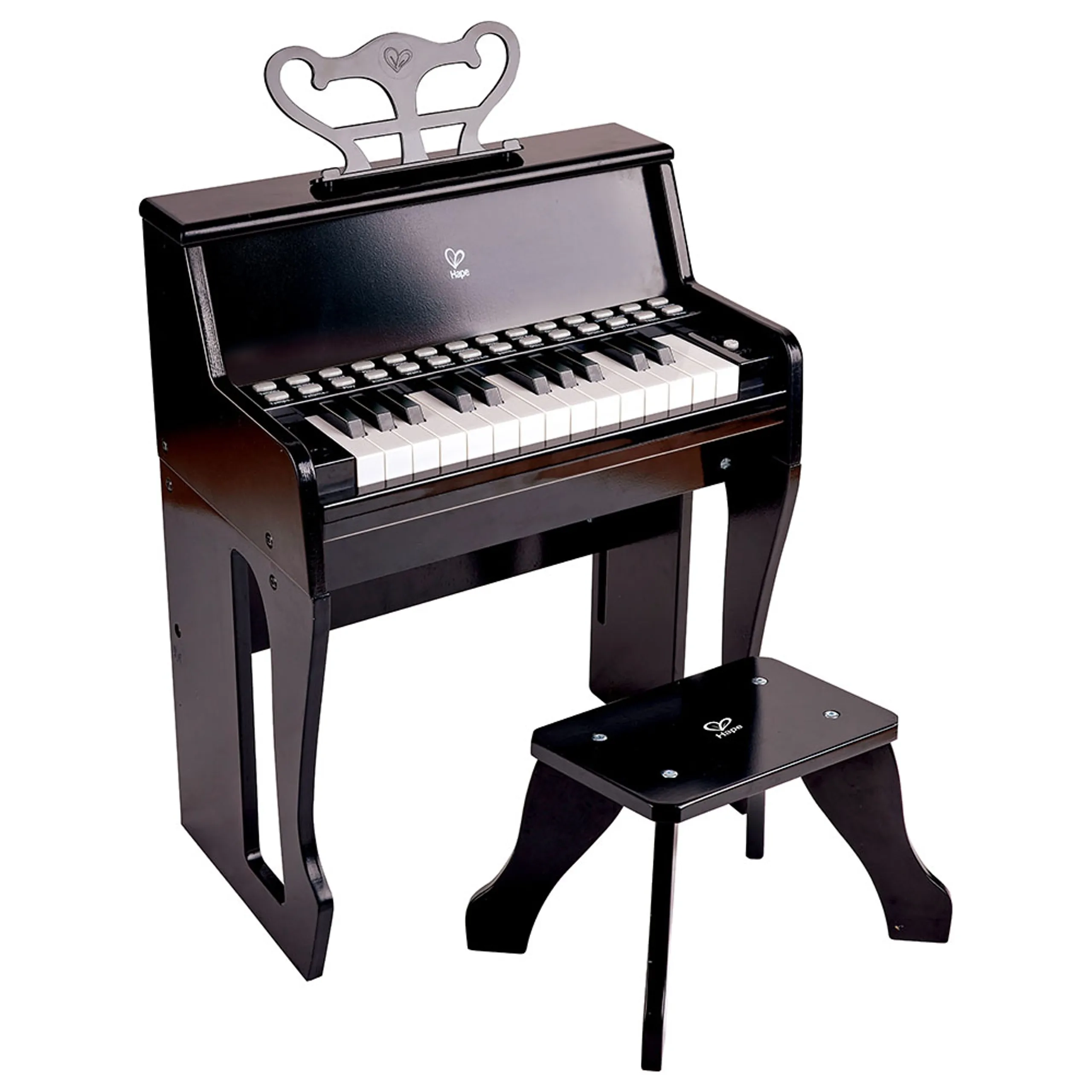 Hape Learn with Lights Piano - six stylized accompanying tunes 3 +