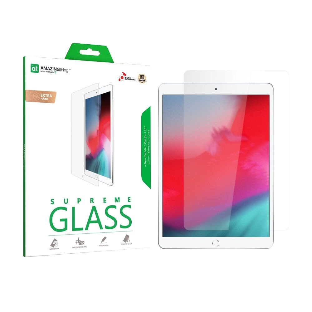 AMAZINGthing Extra Hard Tempered Glass for iPad 10.2