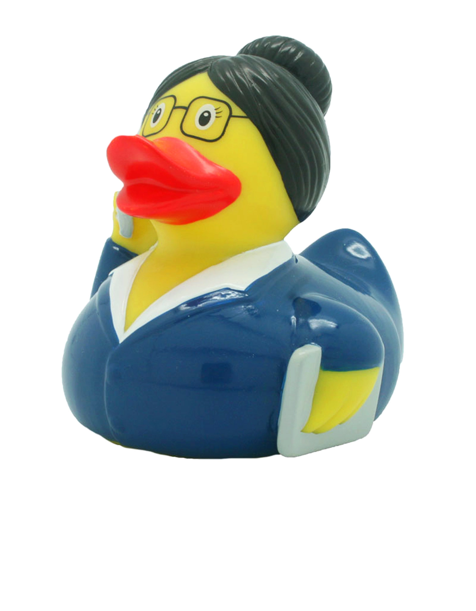 LILALU Rubber Duck - 8.5 x 8.5 x 7.5 cm Rubber