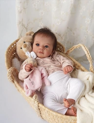 Felicia Reborn Baby Doll - 48 cm Silicone Ages 3+