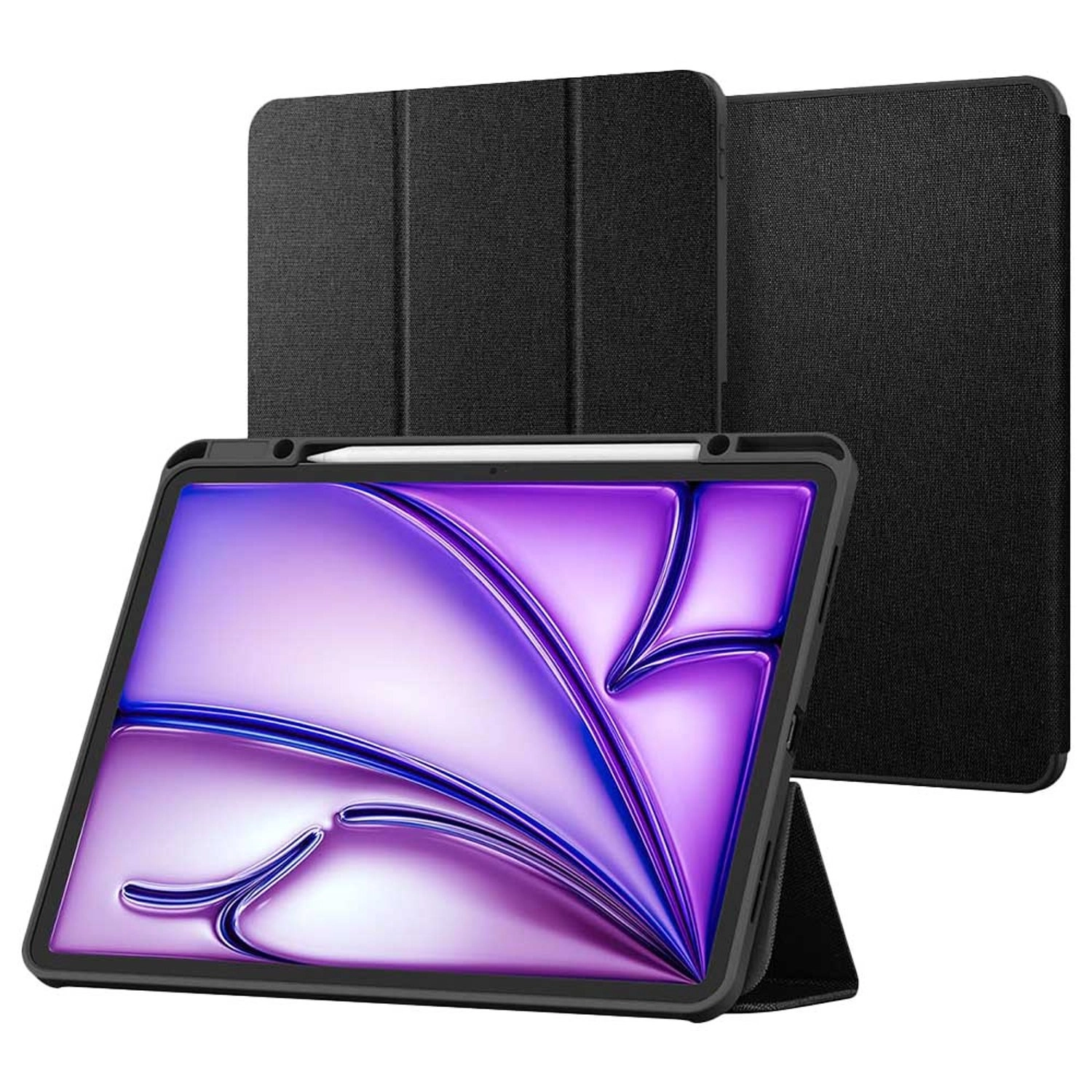 Spigen Stand Case with Magnetic Closure and Wake/Sleep for iPad Air 13-inch