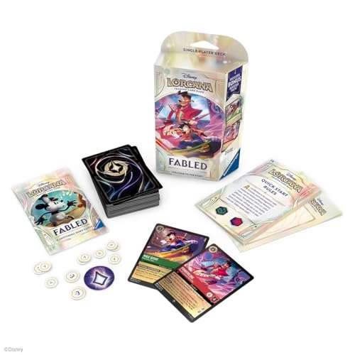 Disney Lorcana TCG: Fabled - Single-Player Deck - English 60pcs