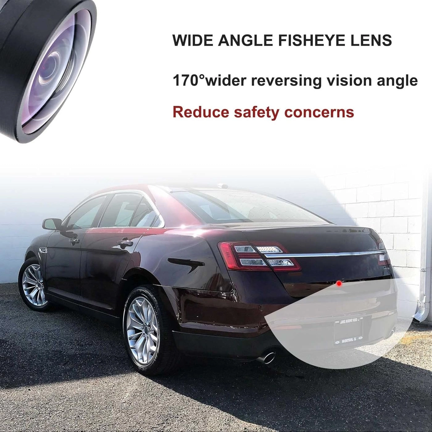 Rear View Backup Camera - Ford Taurus 2013-2019 Waterproof