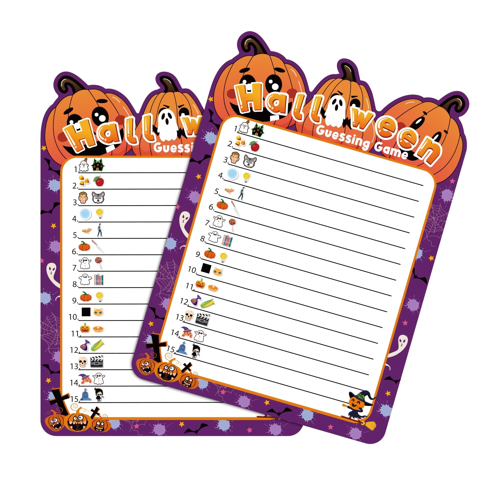 Fukaisu Halloween Guessing Games - 26 piece(s) 3 years and up Farsi, Swedish