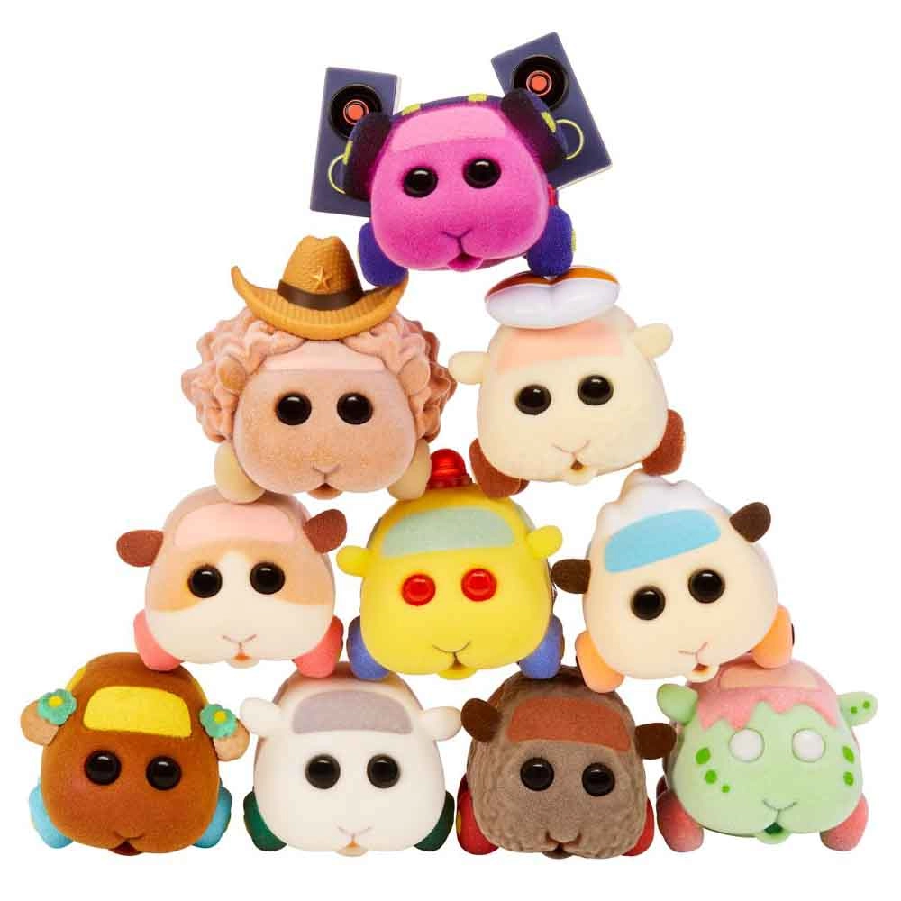 Molcars 2.5-inch Plush Figures - Flocked Assorted