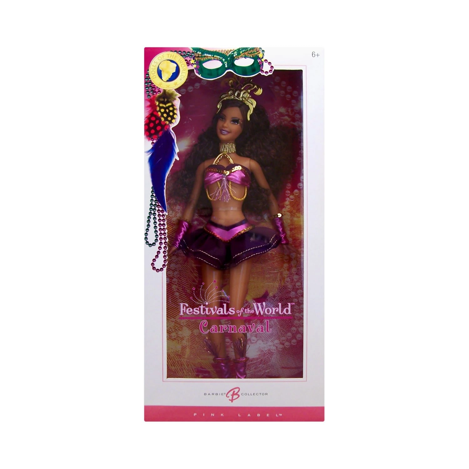 Mattel Barbie Dolls Of The World Carnaval - Purple Ages 6+