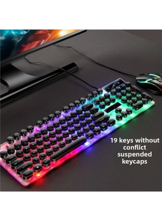 Mechanical Feel - Wired + E-sports Mouse