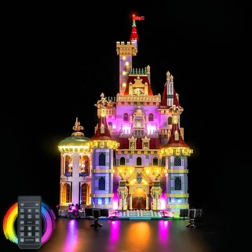 Remote Control Light Kit - Copper Line Beauty and The Beast Castle for LEGO 43263