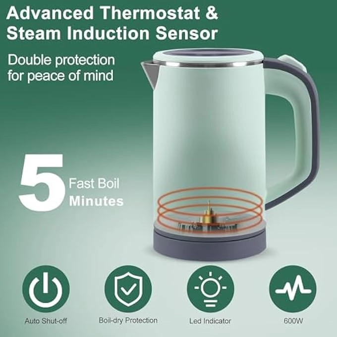 Small Double Wall Electric Kettle