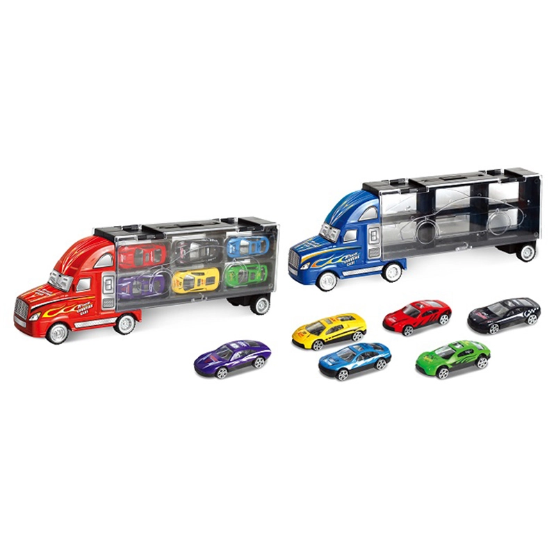 Vroom Trucky - 1pcs Assorted + Die Cast Cars - 6pcs