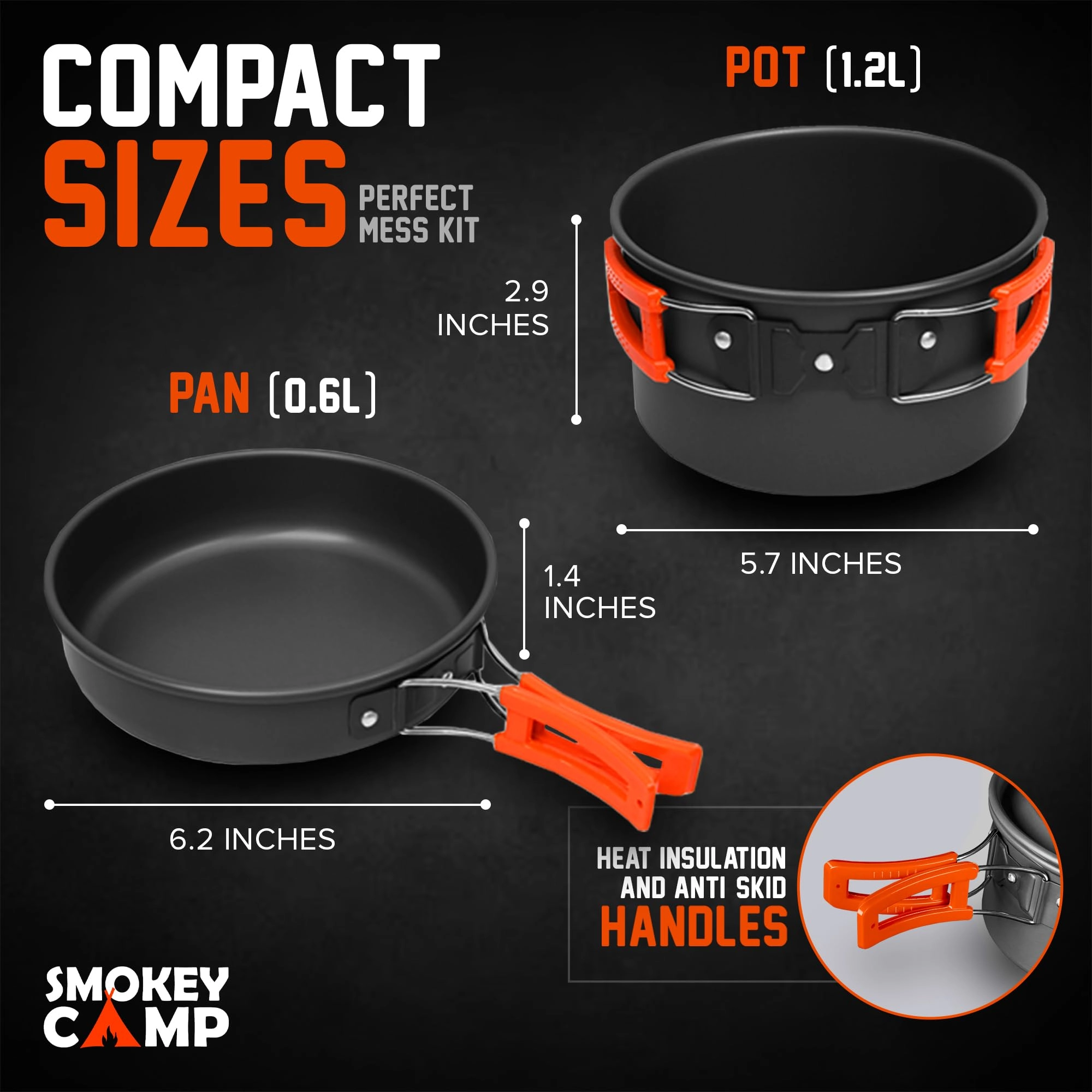 Camping Cookware Mess Kit - 11 piece(s)