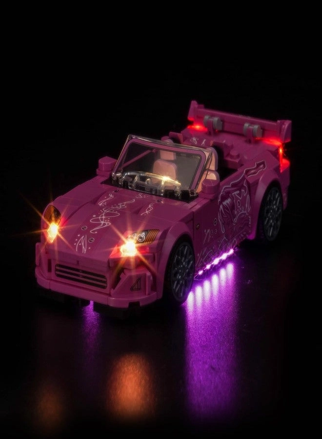 LED Lighting Compatible with Lego 77241 Speed Champions Honda S2000