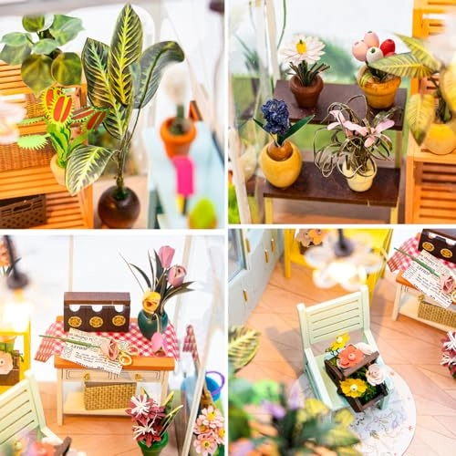 Miniature Wooden Dollhouse Furniture Kit - Creative Room 1:24