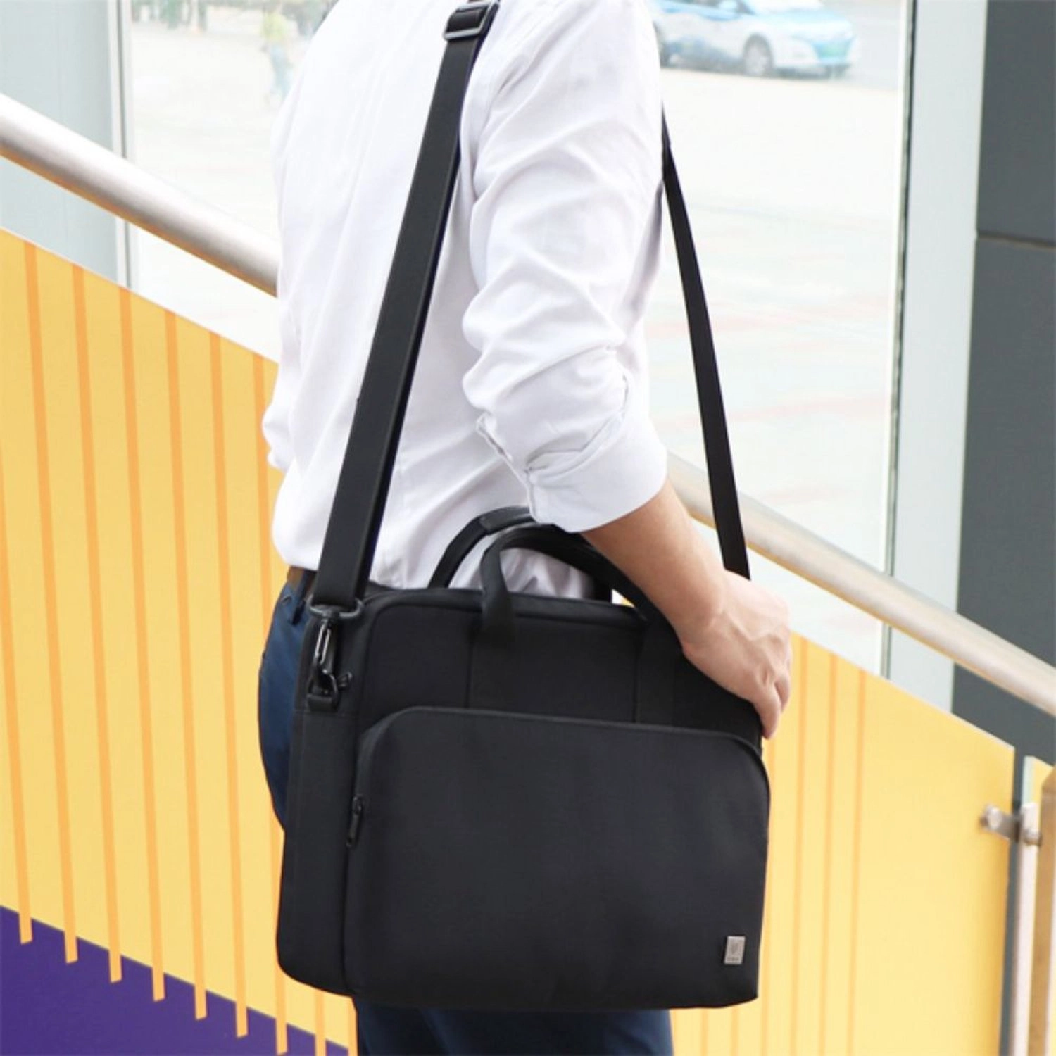 Alpha Double Layer Laptop Bag for 16-Inch Laptop