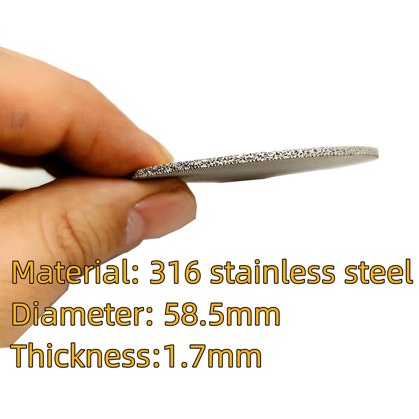 Espresso Puck Screen - 58.5Mm 316 Stainless Steel 150M