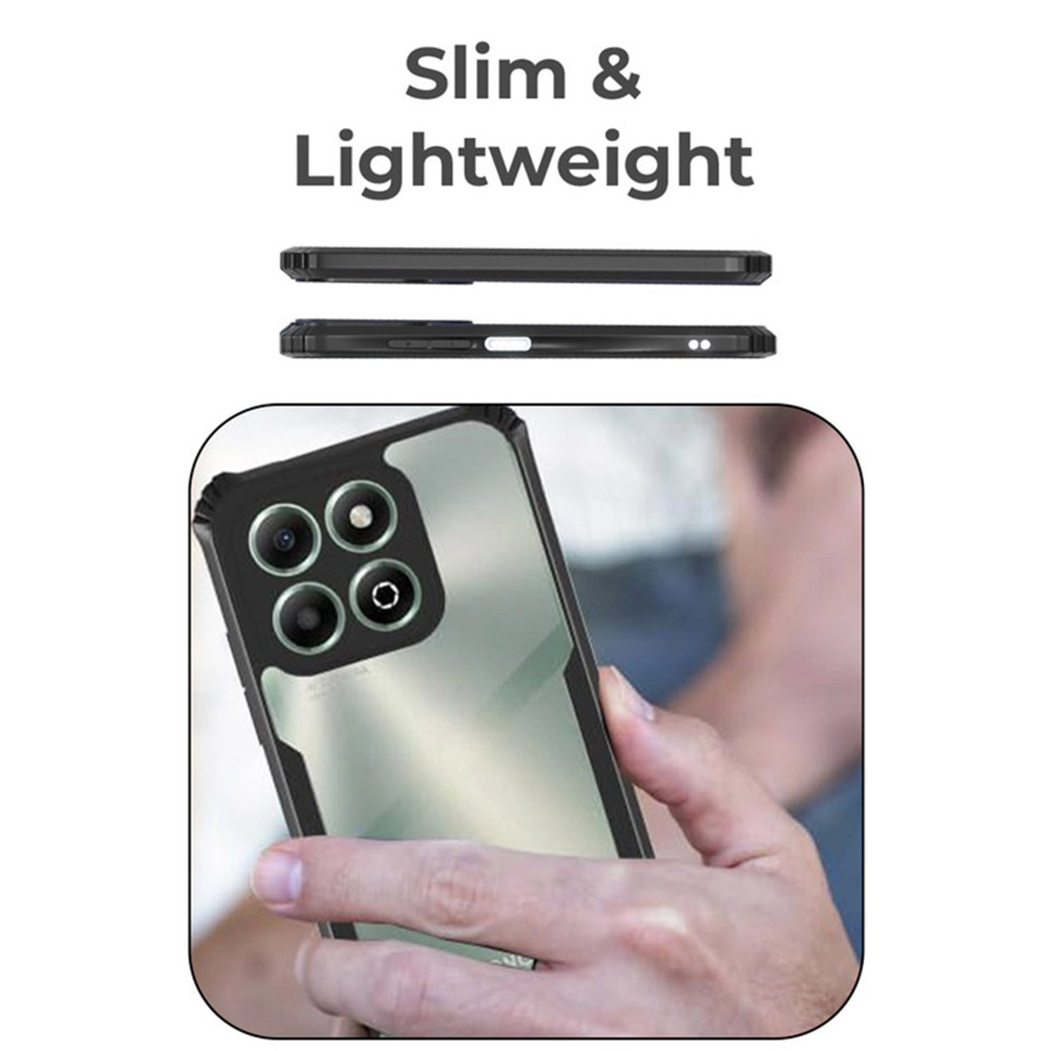 GMBHX7C Case Screen Protector for Honor X7c