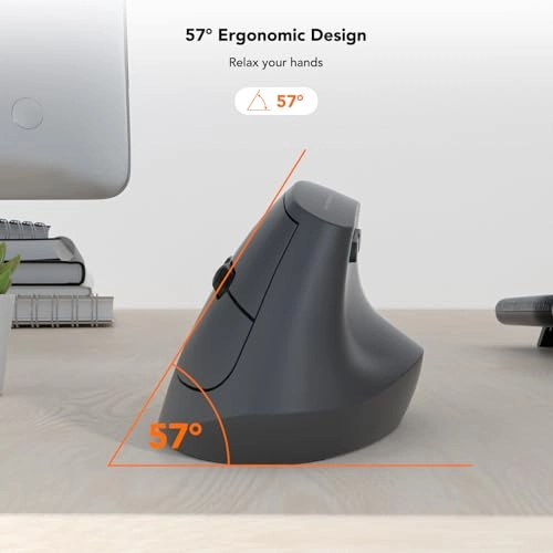 EM18 Ergonomic Vertical Mouse - Bluetooth