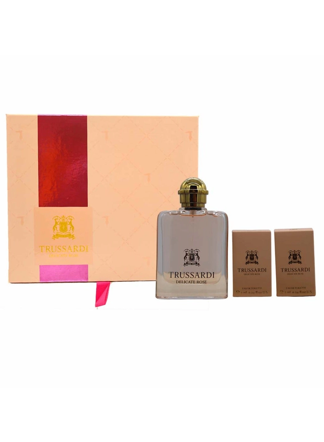 Trussardi Delicate Rose Eau de Toilette 50ml 3-Piece Set