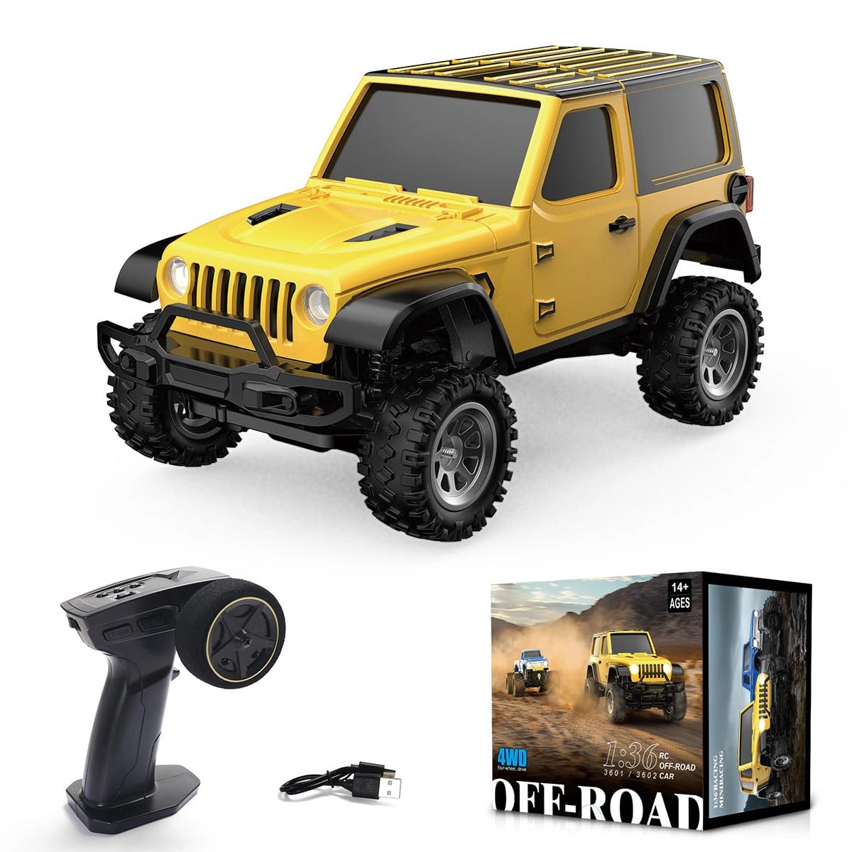 torquino RC Off-Road Car - 1/36