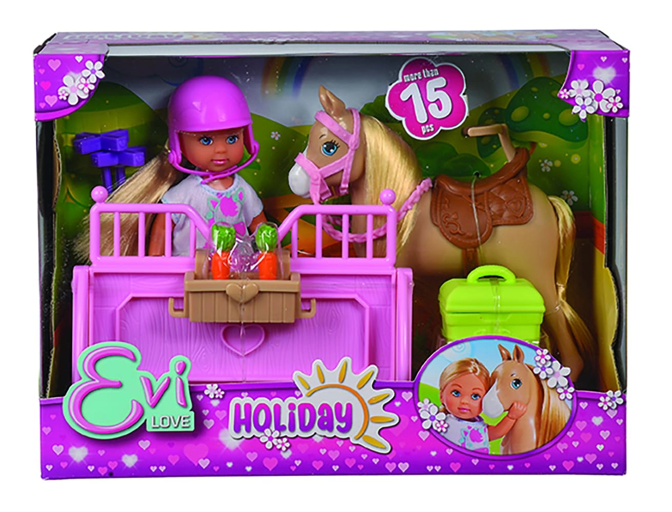 Simba Evi Holiday Horse - Doll Set 6-inch Multicolor Ages 3+